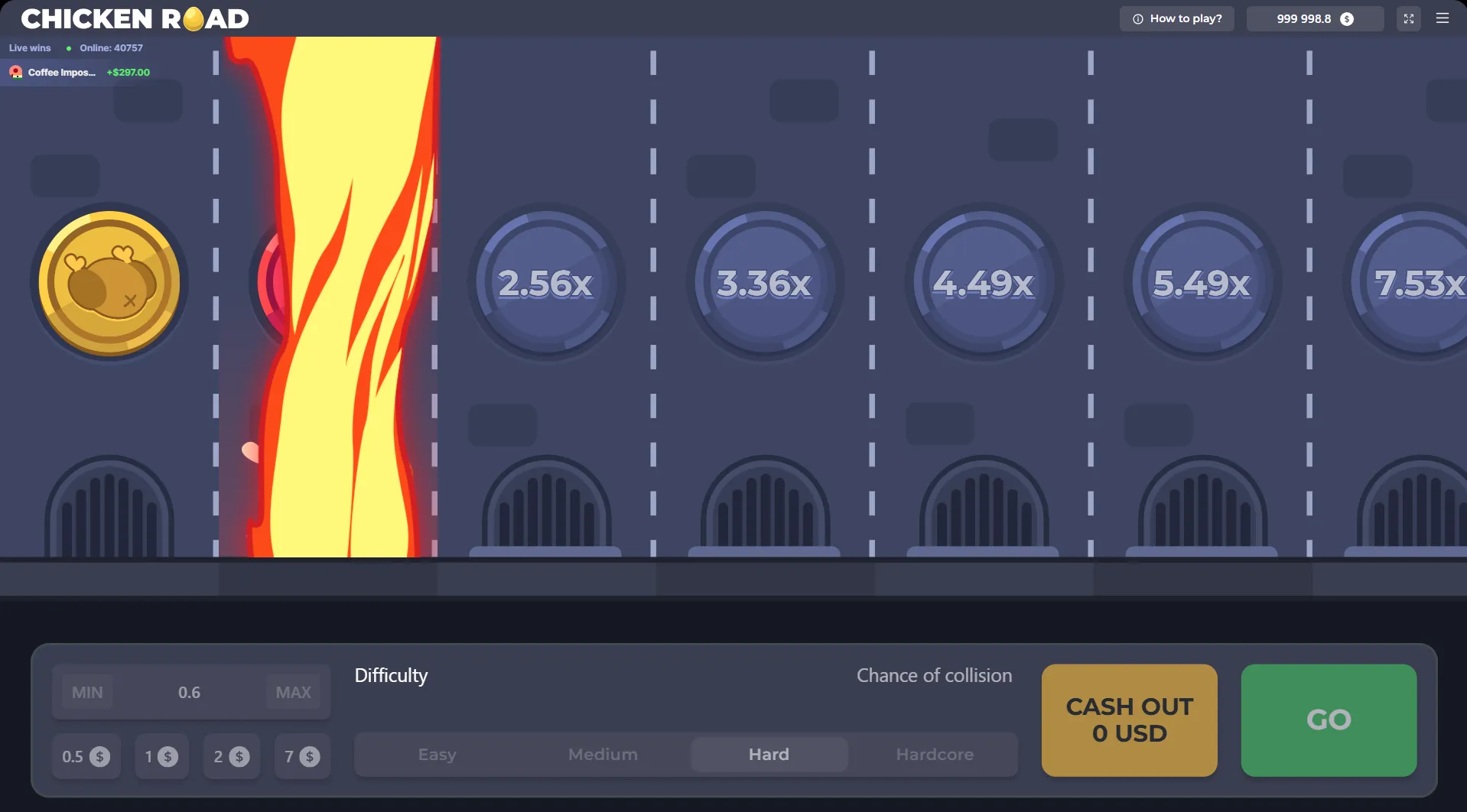 Chicken Road mode démo gratuit sur mobile